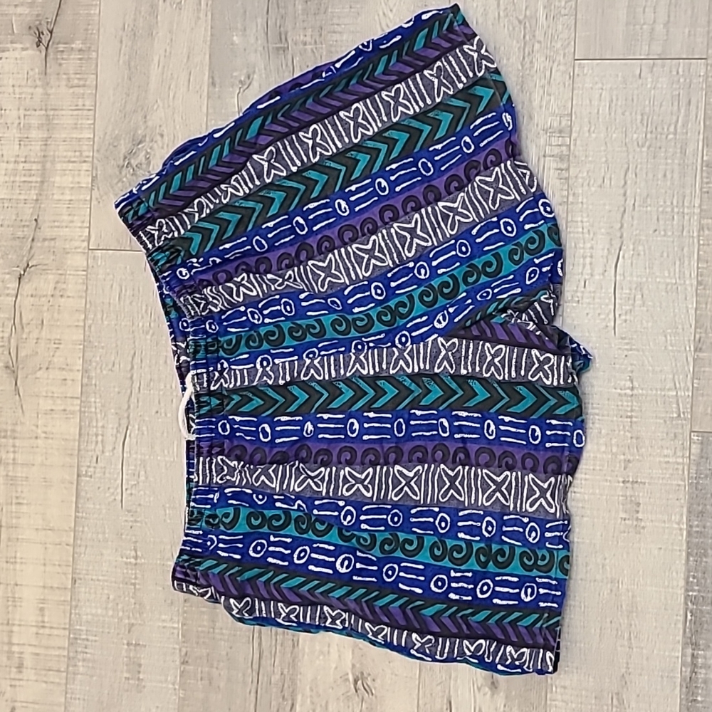 Vtg 1990's Drawstring Swim Shorts